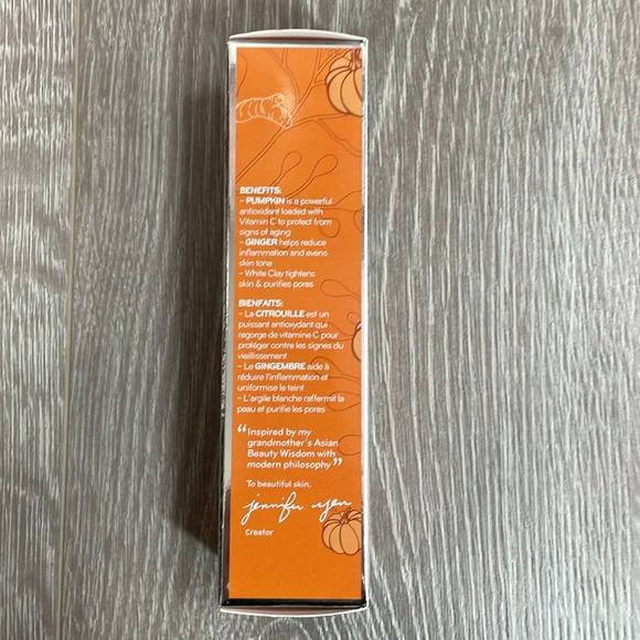 NEW Purlisse Pumpkin + Ginger Detoxifying Charcoal Mask 2.5 oz - Picture 13 of 16